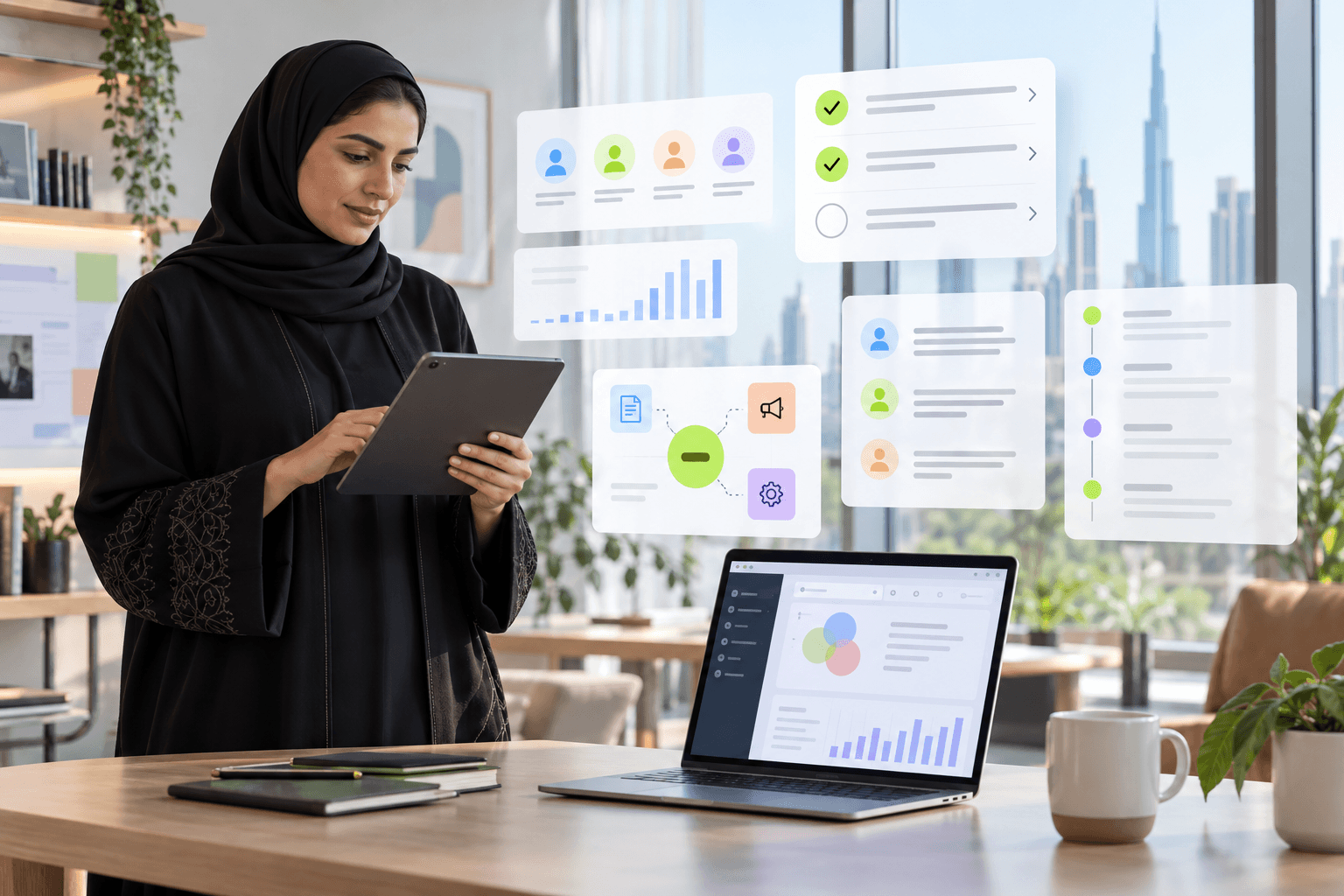 An operator reviewing controlled AI client approvals and audience actions